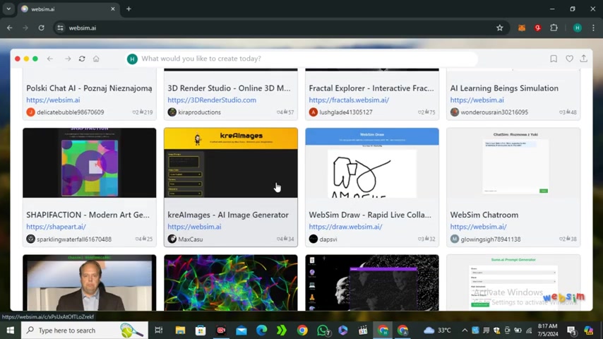 Websim.ai: Crea juegos y apps con IA ¡Gratis!