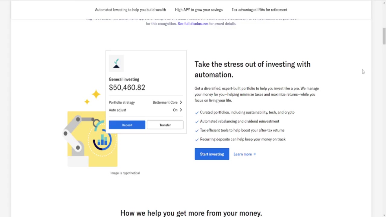 Betterment Robo-Advisor Review: Automate Your Investments