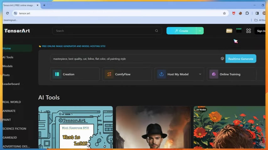 Tensor Art: Free AI Image Generation & Model Hosting Guide