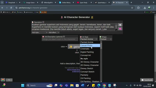Create Realistic AI Images Free with Perchance AI