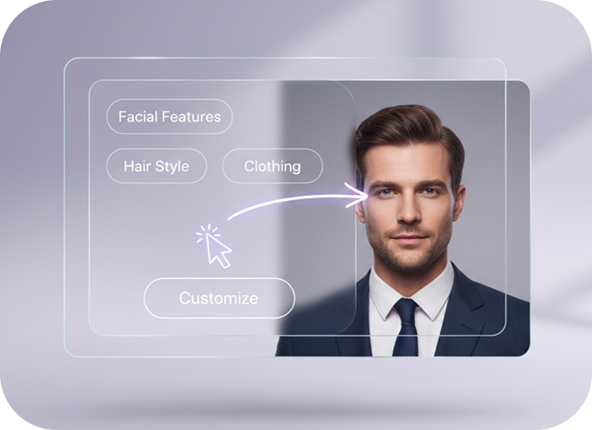 Totally Customizable Digital Avatars