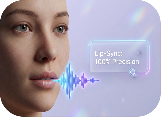 Flawless Lip-Sync & Realistic Emotions