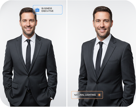 Instant Studio-Quality Portraits