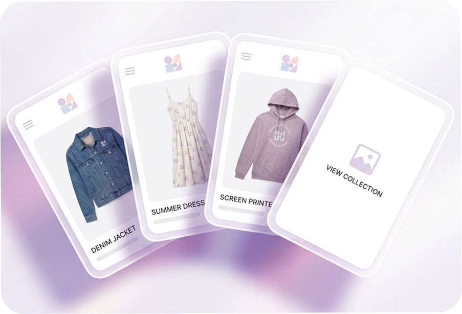 Un solo upload, tutte le categorie di abbigliamento