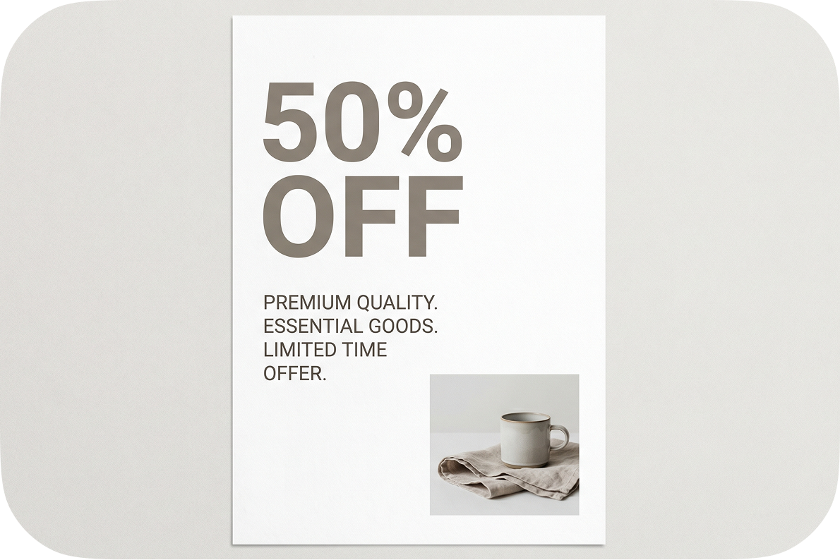 Message-Driven Designs for Direct Offers