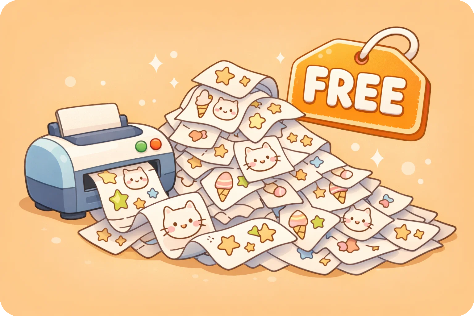 免费涂色页插图