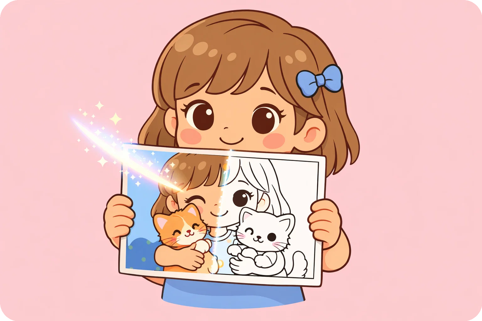 照片轉塗色頁插圖