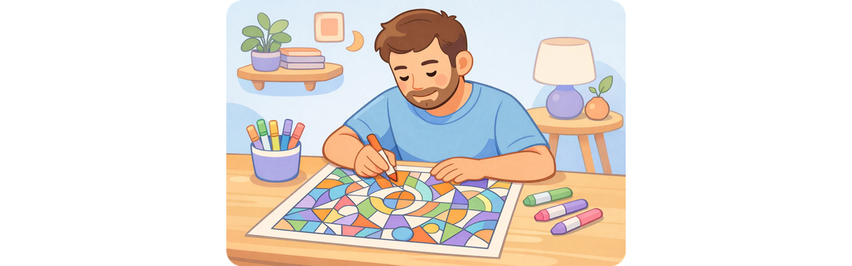 Minh họa PDF trang tô màu