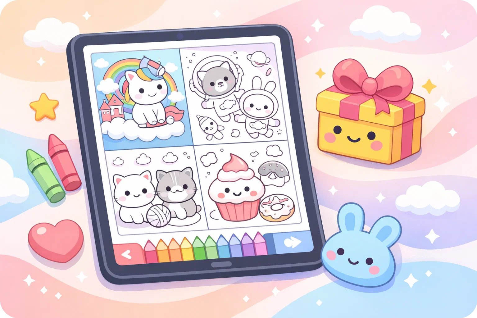 Minh họa Sách tô màu tùy chỉnh