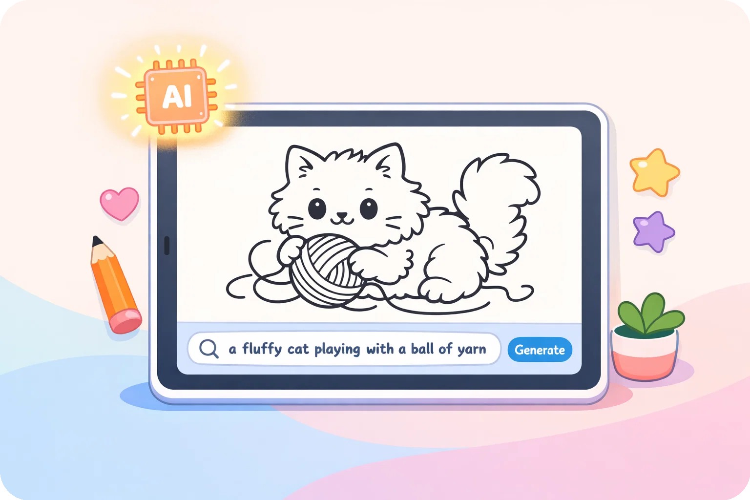 文字转填色页插图