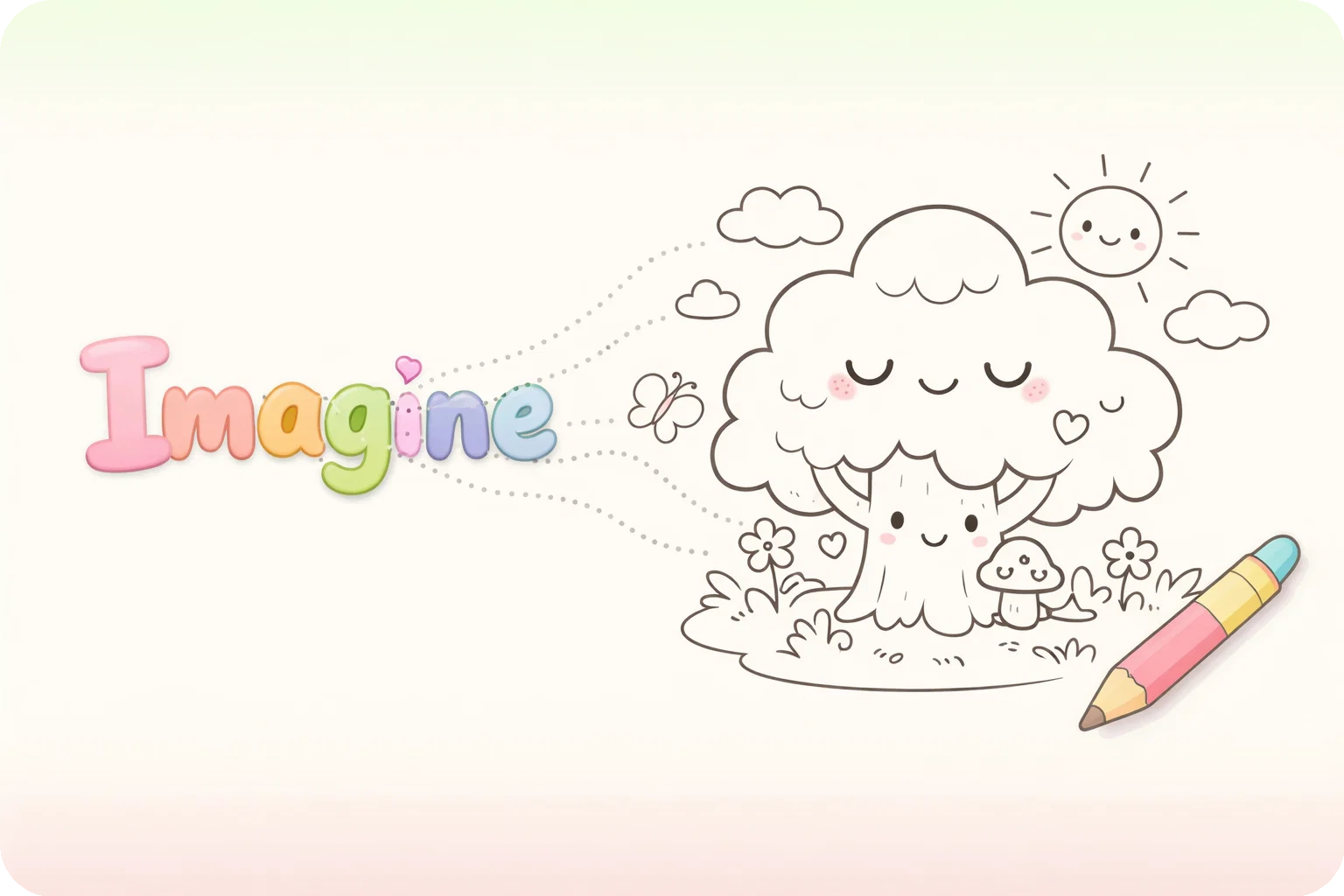 文字转涂色页插图