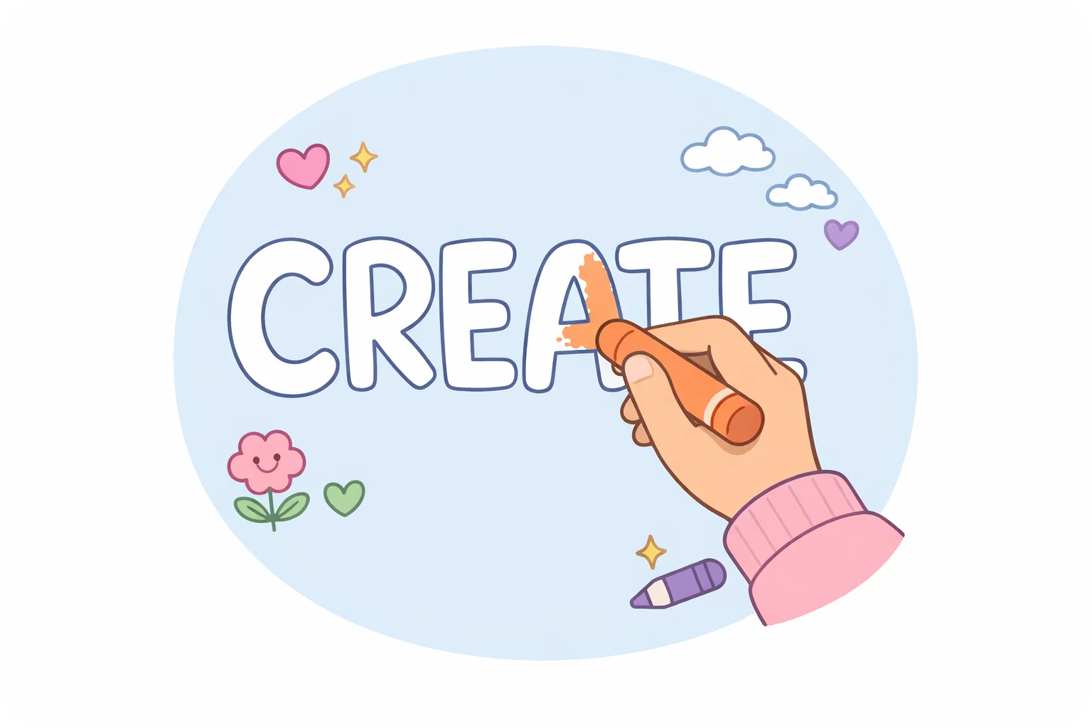 텍스트를 색칠 페이지로 변환 일러스트레이션