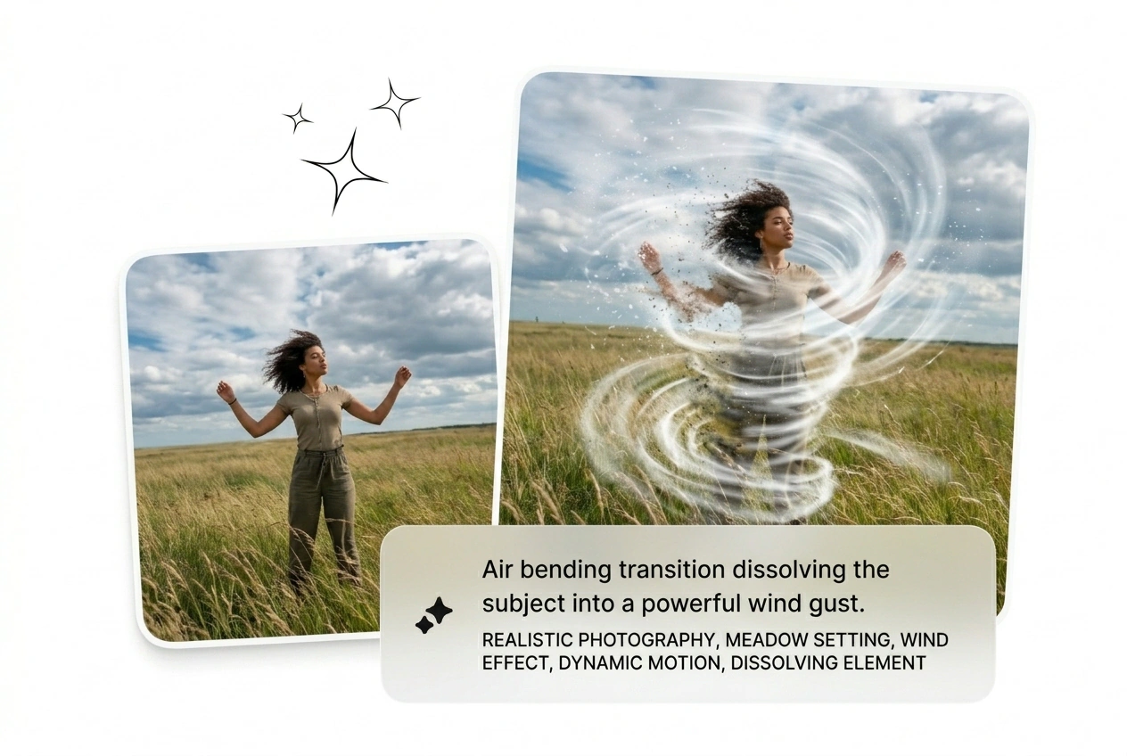 Air Bending Effect Fluxx AI hero showcase