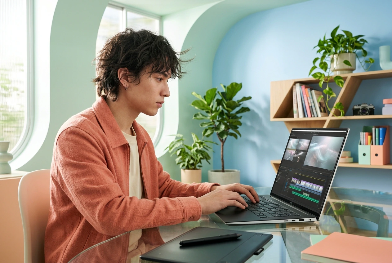 Creator posting Air Element Effect viral clip