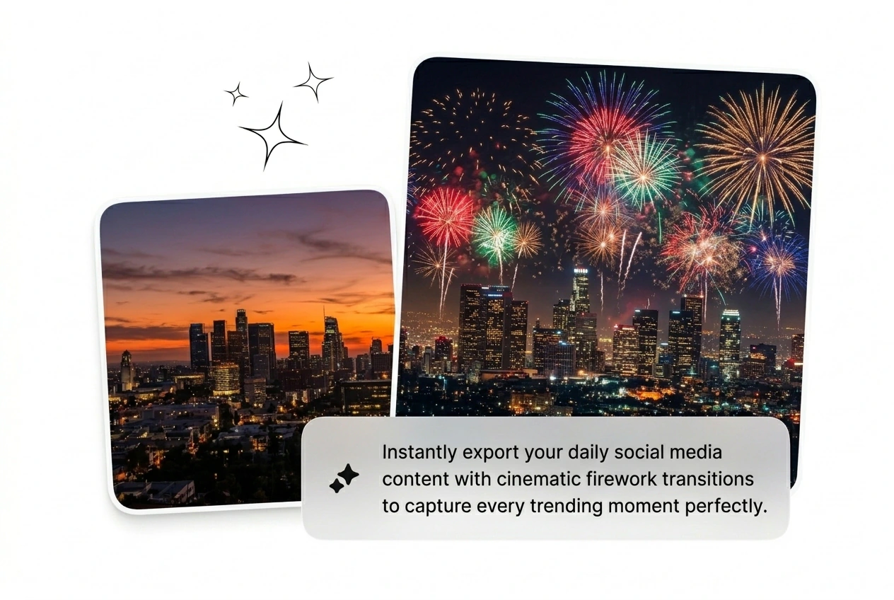 Color grading a custom Firework Effect video