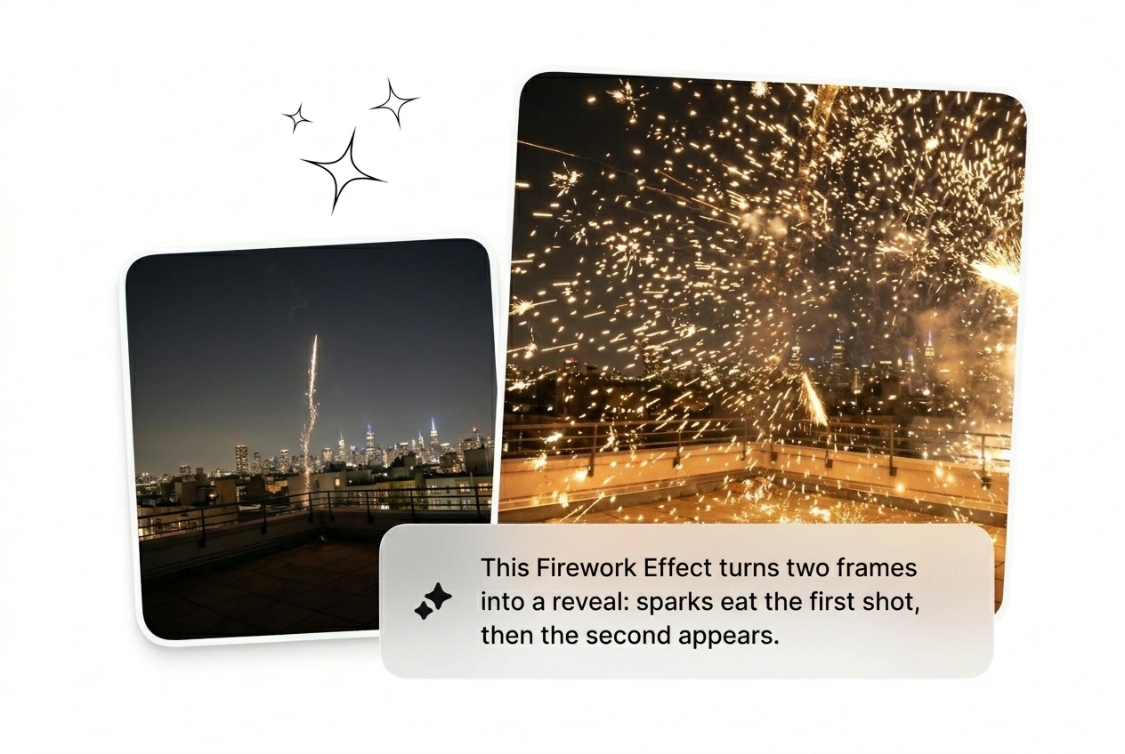 Firework Effect Fluxx AI hero showcase video