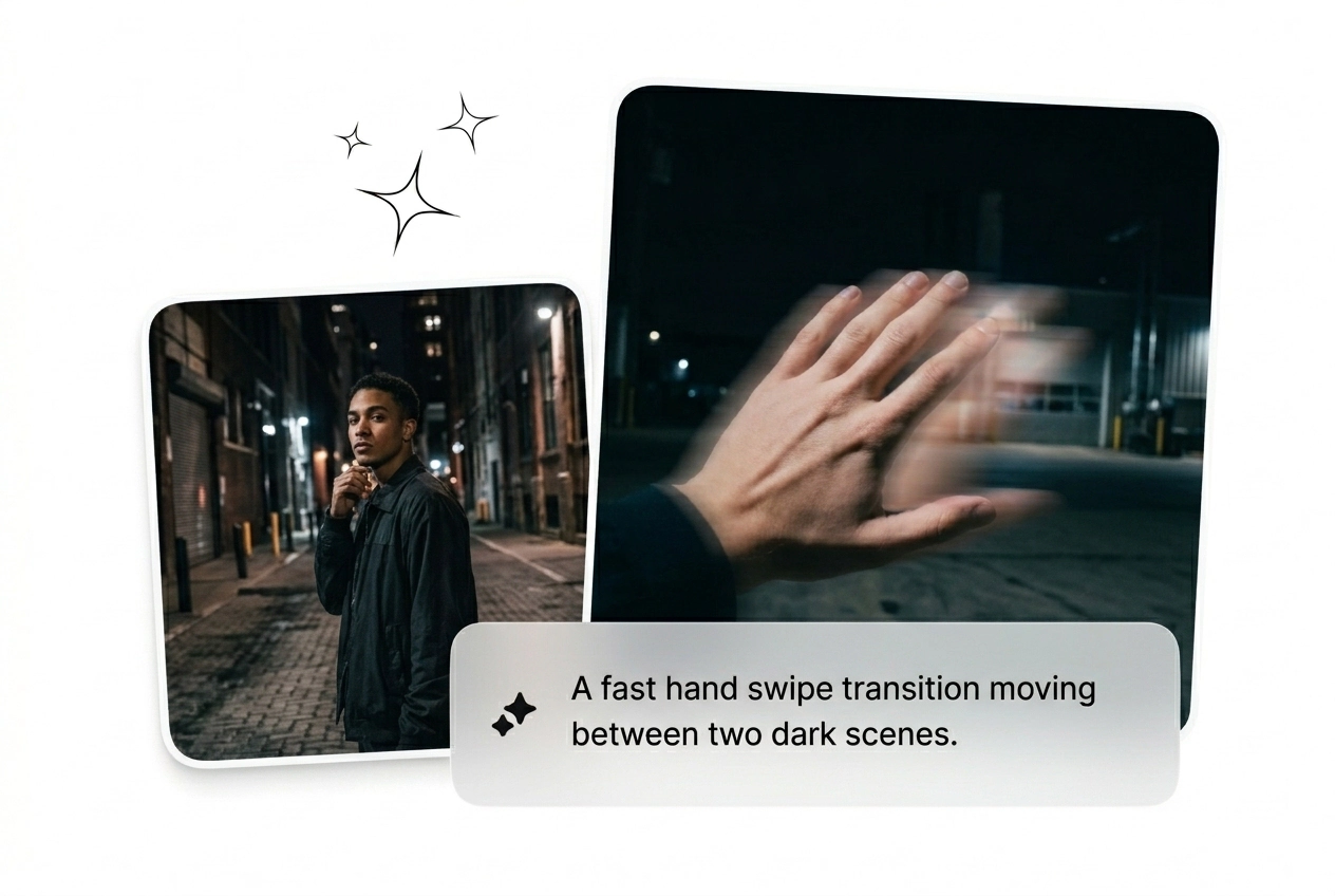 Hand Transition Fluxx AI hero video showcase