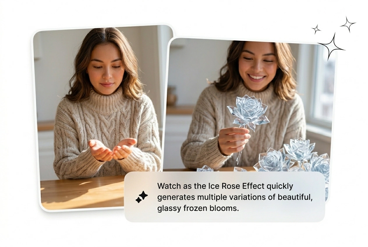 Ice Rose Effect variant reroll interface demo