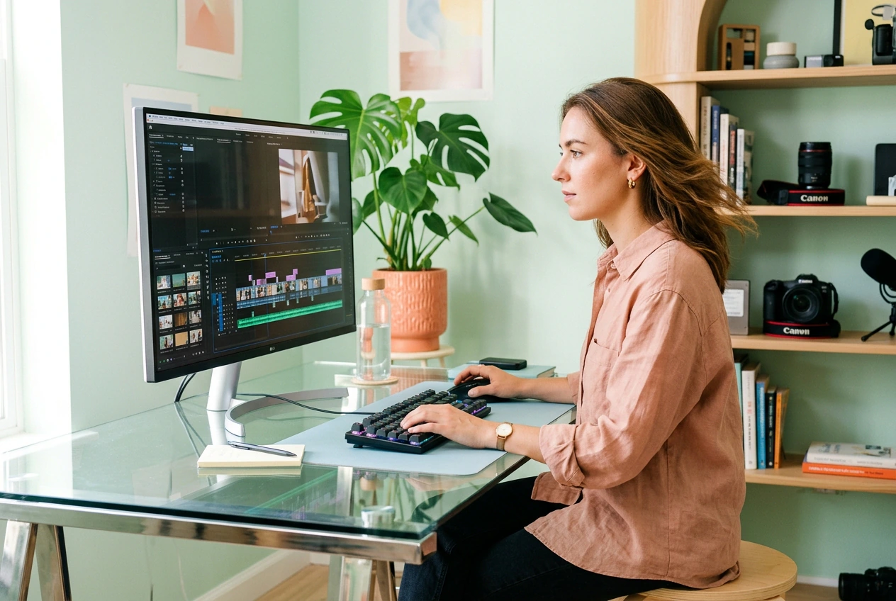 Freelancer generating Jump Transition reel style cuts