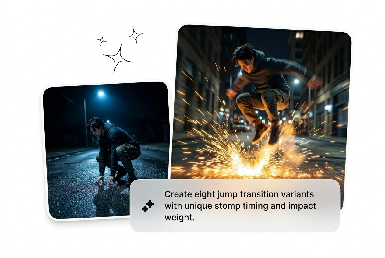 Adjusting Jump Transition capcut style impact weight