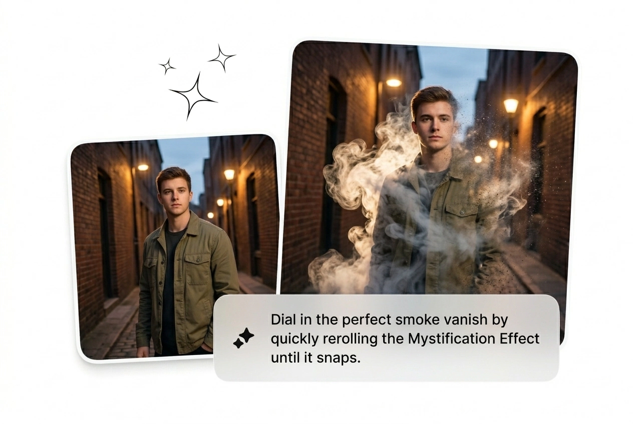 Rerolling motion paths for Mystification Effect variations