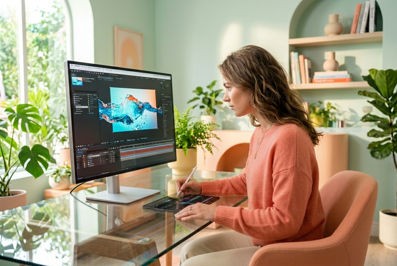 Freelancer generating Water Bending Effect motion shots