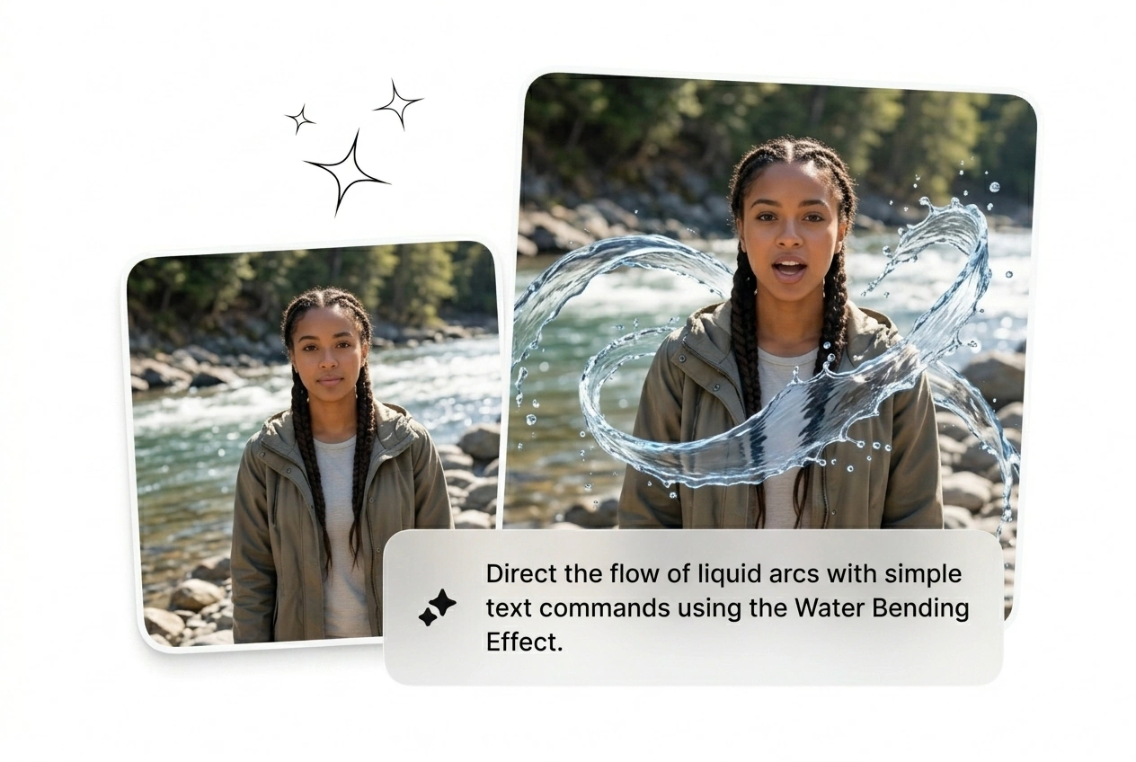 Batch variant generation Water Bending Effect demo