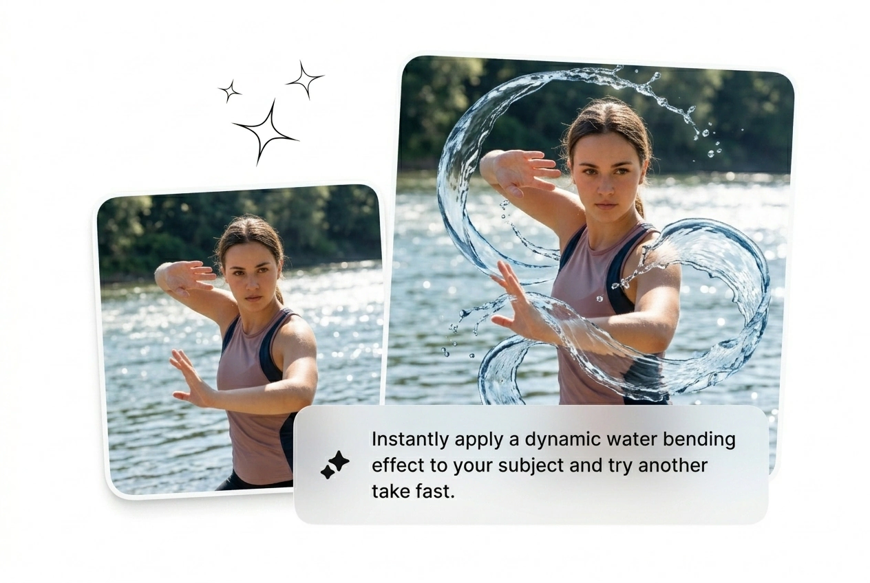 Speed curve control Water Bending Effect setting