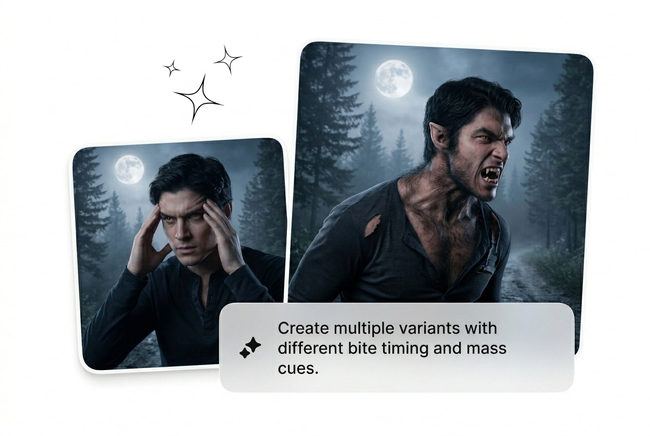 Speed up Werewolf Transformation Effect timing controls