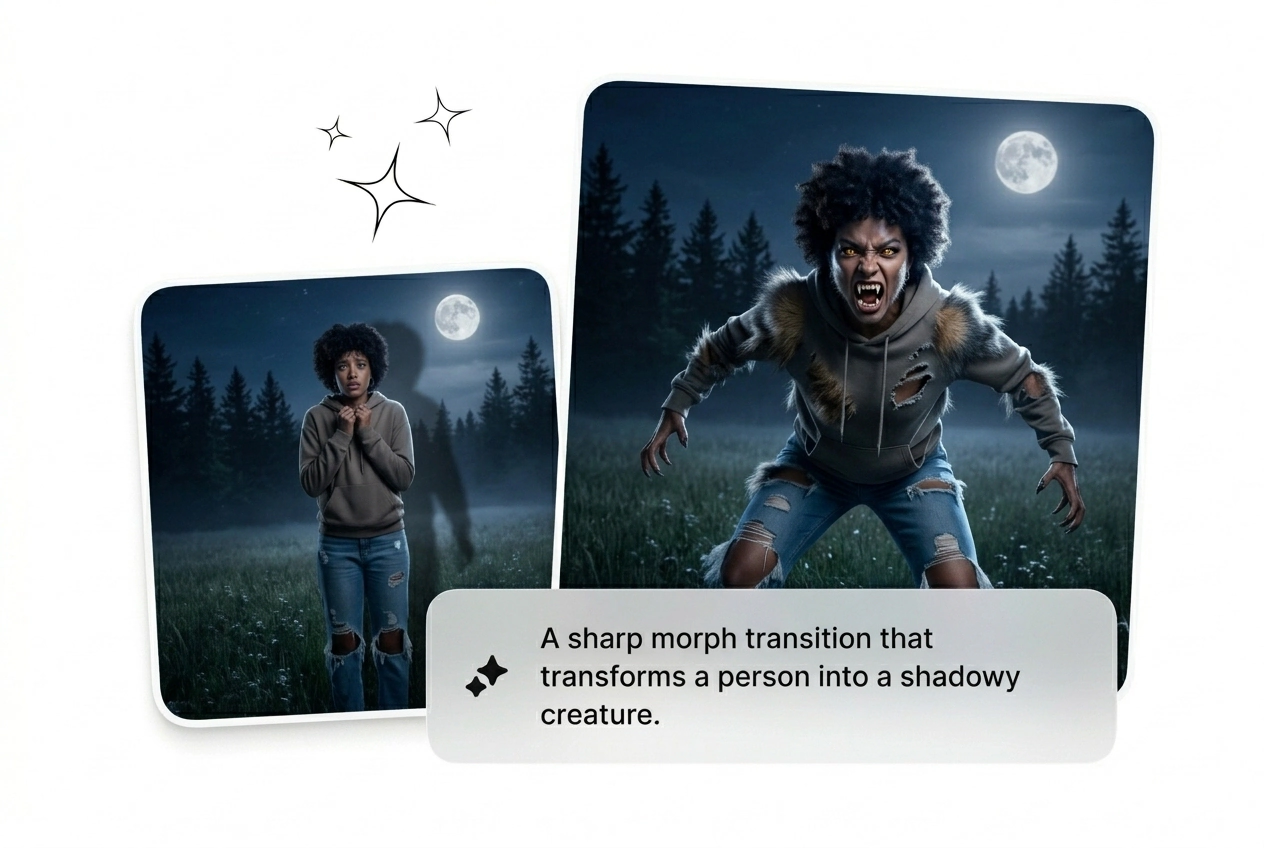 Batch exporting Werewolf Transformation Effect video variants