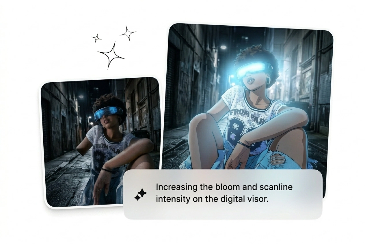 Visor X Effect cold light bar color control panel