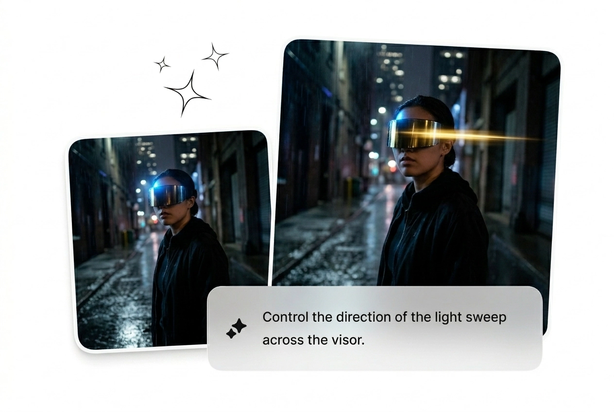 Visor X Effect HUD sweep timing adjustment demo