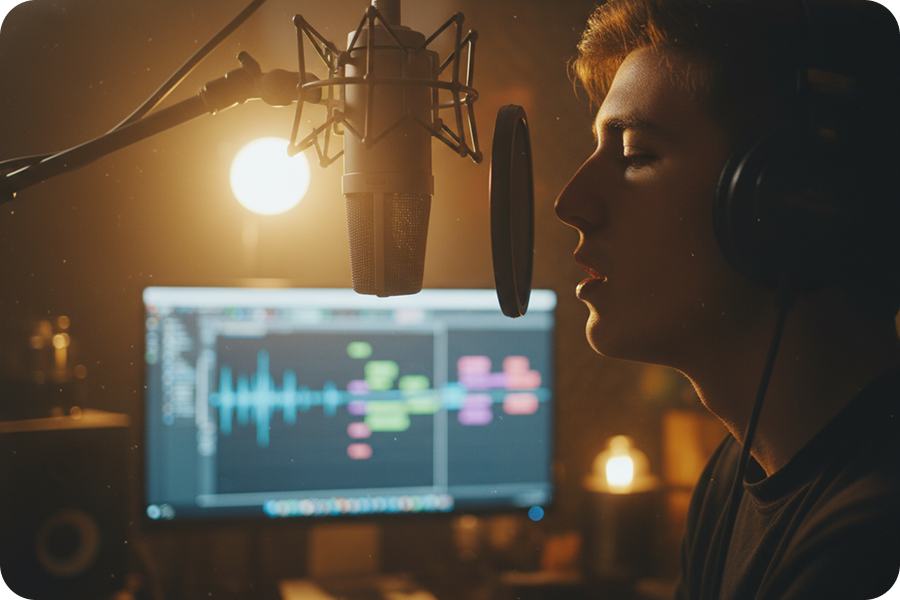 Echtzeit-Gesangskonvertierung mit dem MP3 zu MIDI Tool.