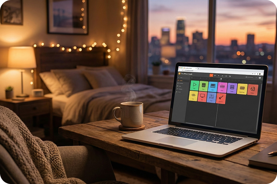 Exploring multiple sub-genres on Phonk Maker online.