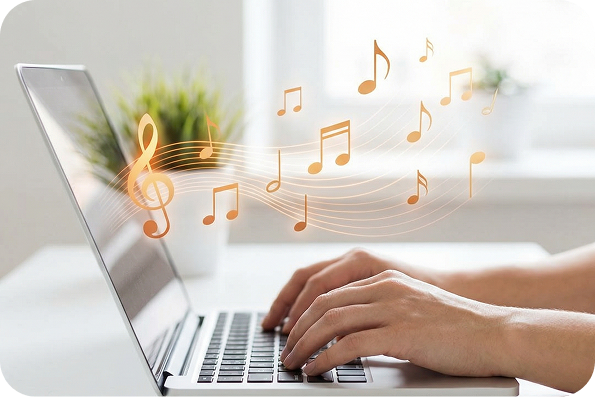 Generating music from text with the AI Funk Music Generator.