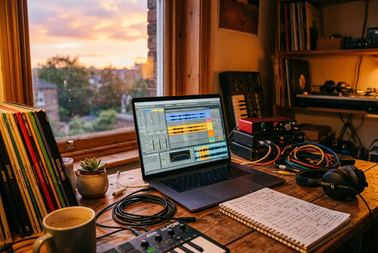 AI Drum And Bass Music Generator producing royalty-free commercial tracks