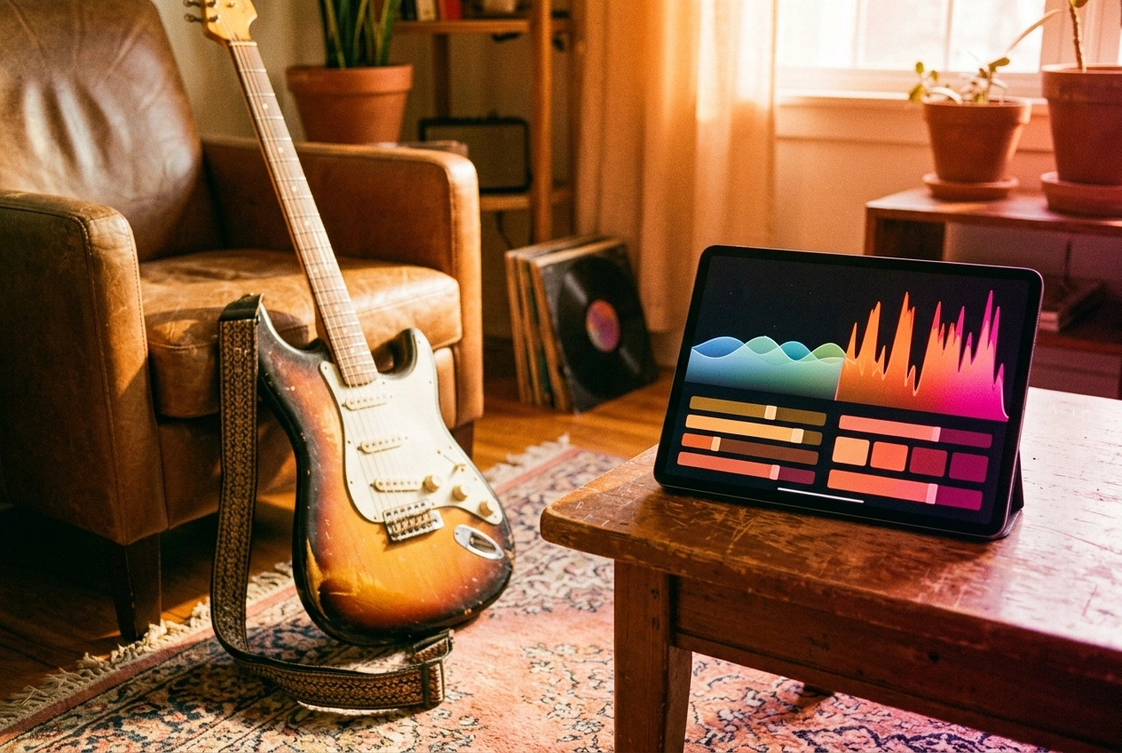 AI Classic Rock Music Generator mood control