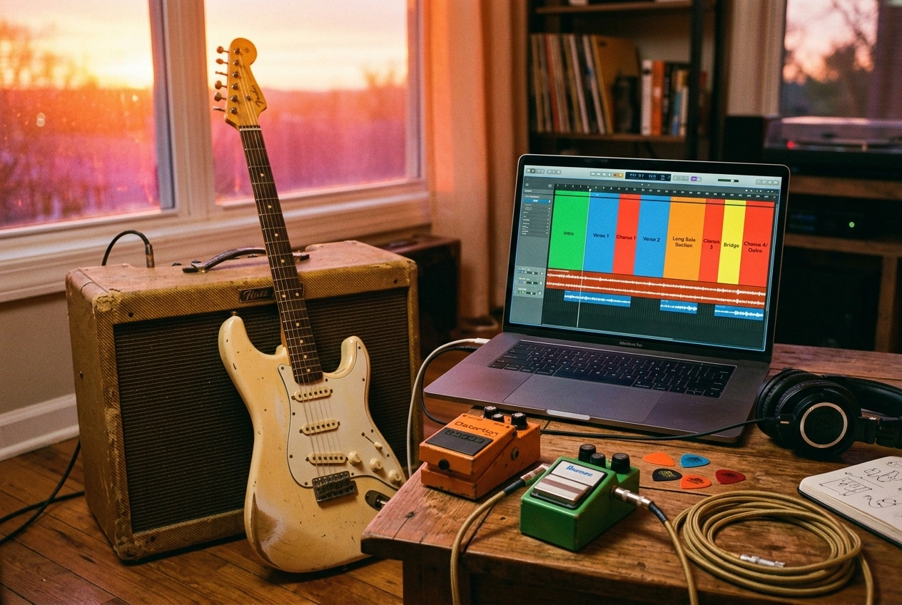 AI Hard Rock Music Generator timeline