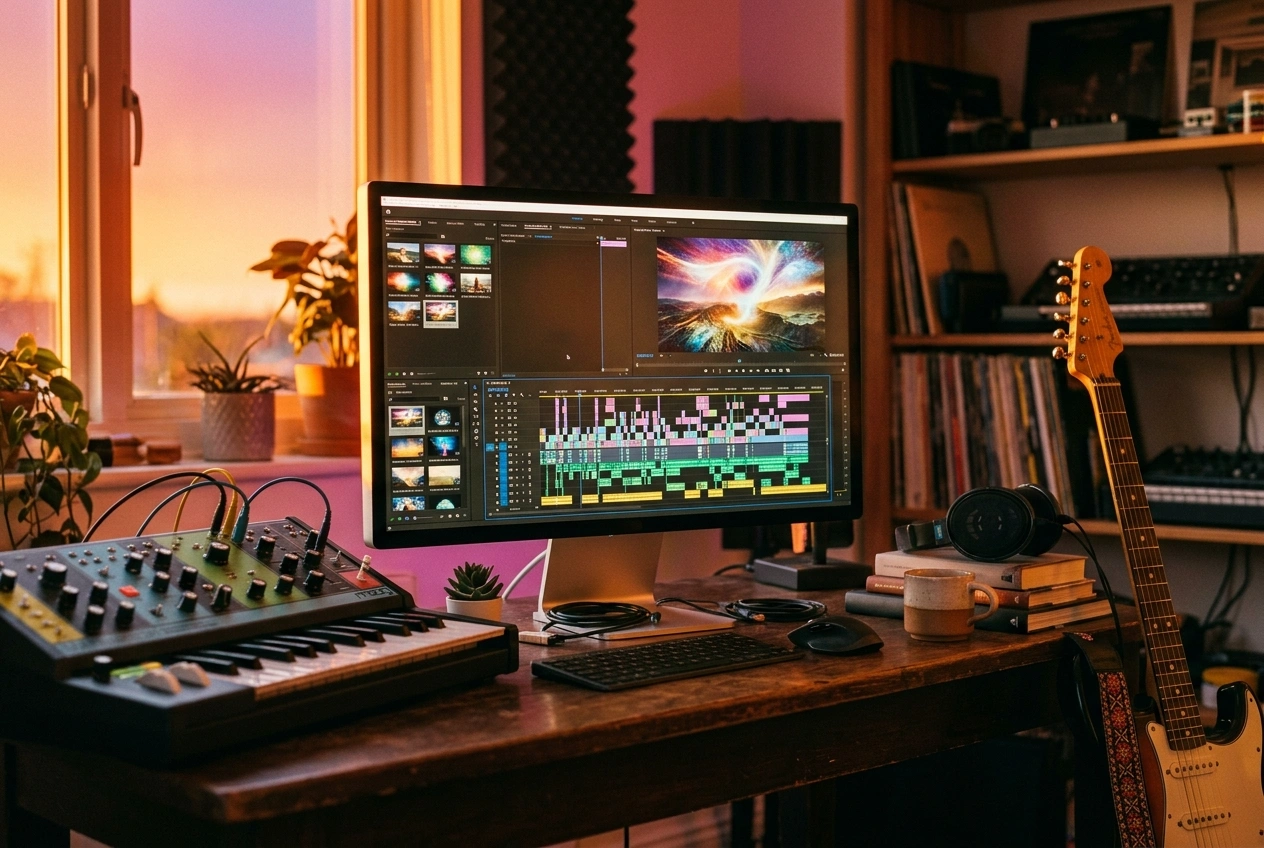 AI Progressive Rock Music Generator rapid audio rendering