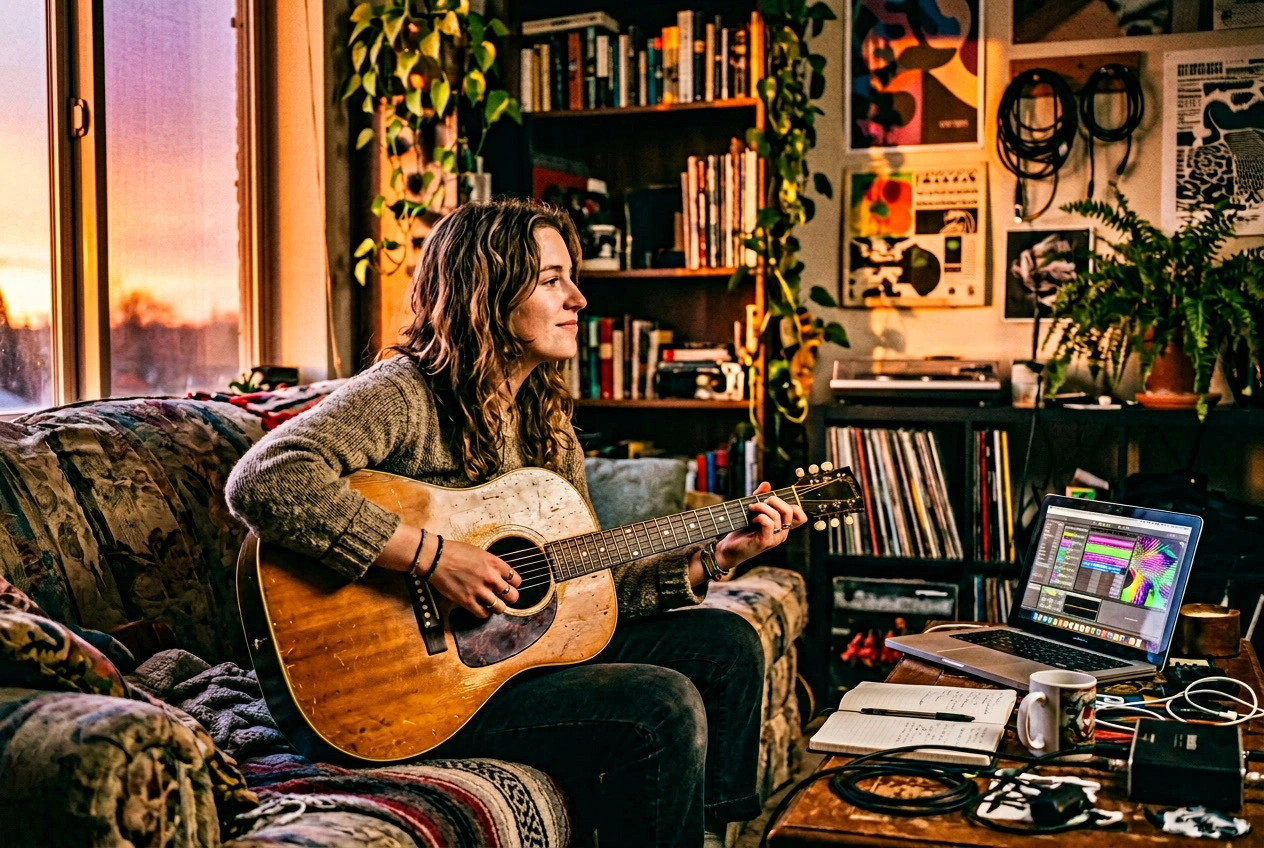 AI Psychedelic Rock Music Generator for indie musicians