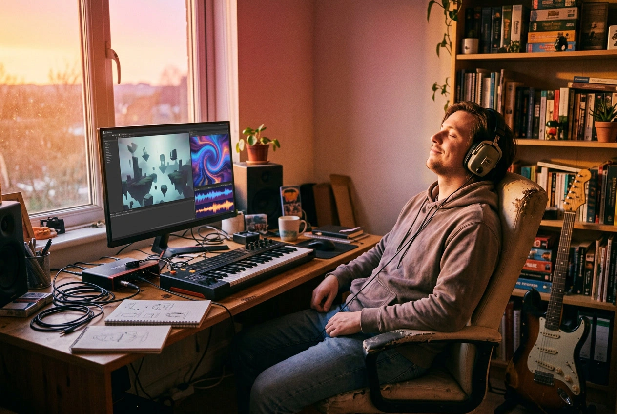 Game developers AI Psychedelic Rock Music Generator