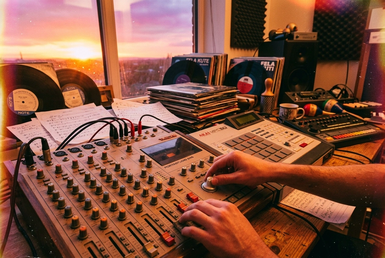 AI Afrobeat Music Creator with real-time editing controls