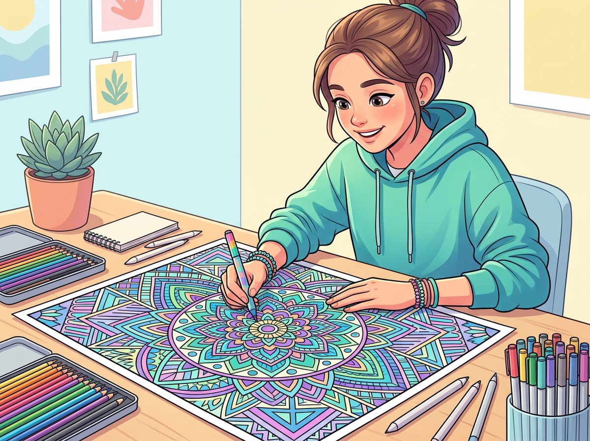 Teen coloring page designs