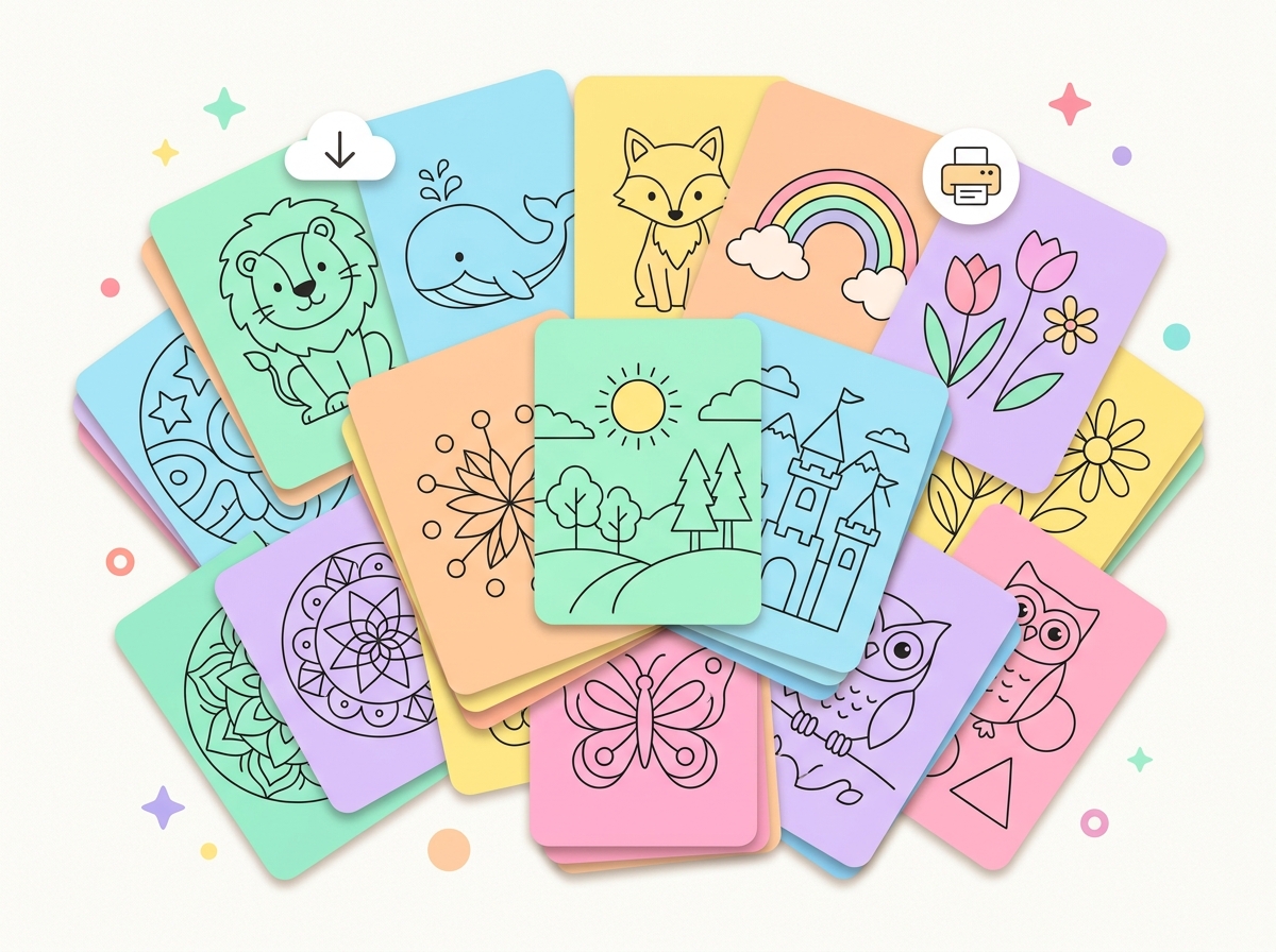 Free coloring pages collection