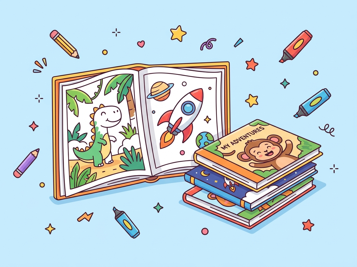 Coloring book generation tool