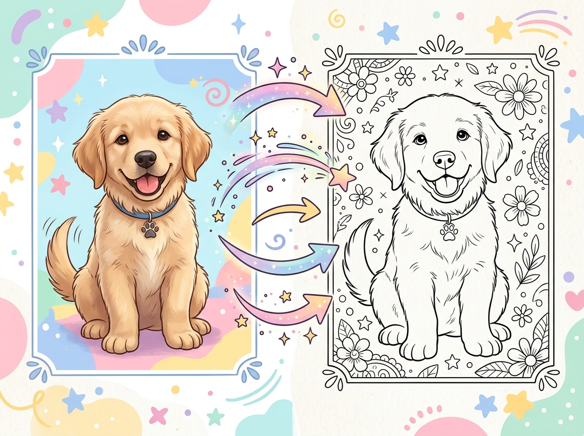 Photo upload converting to coloring page