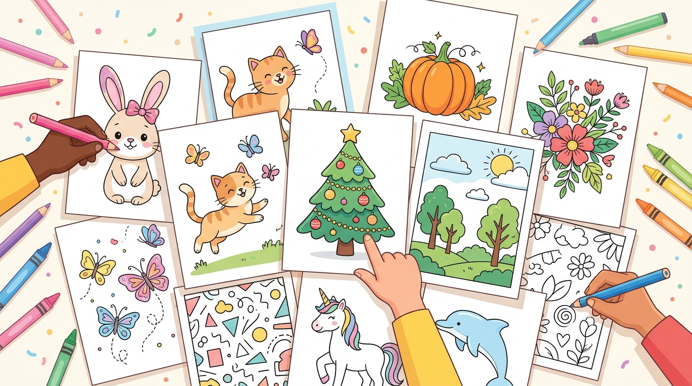 Collection de coloriages à imprimer pour enfants