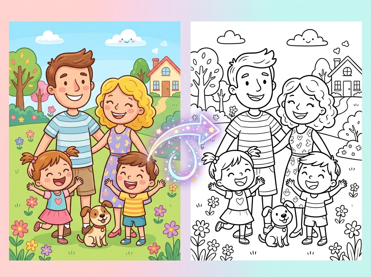 photo to coloring page conversion tool