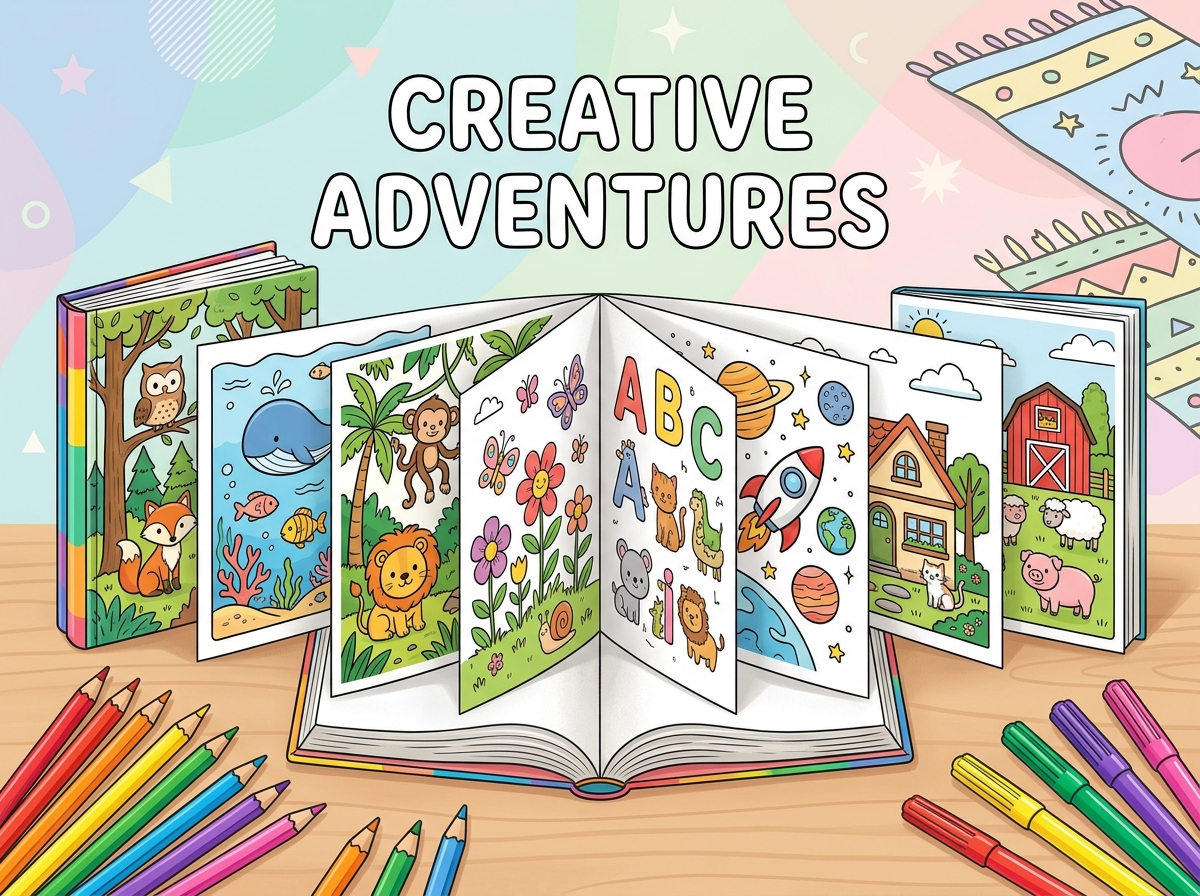 Coloring book creation tool