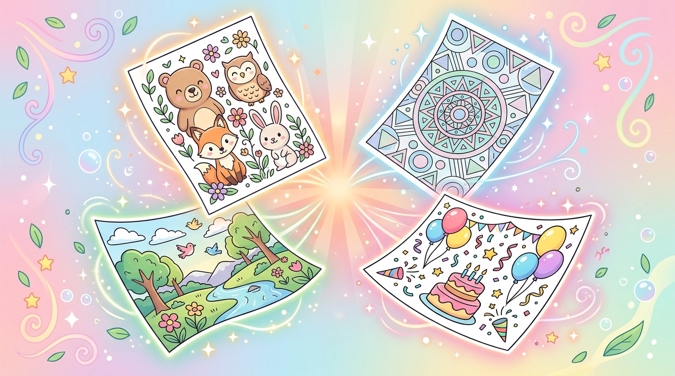 可下载涂色页生成工具